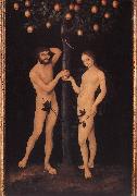 CRANACH, Lucas the Elder Adam and Eve 02 oil painting reproduction